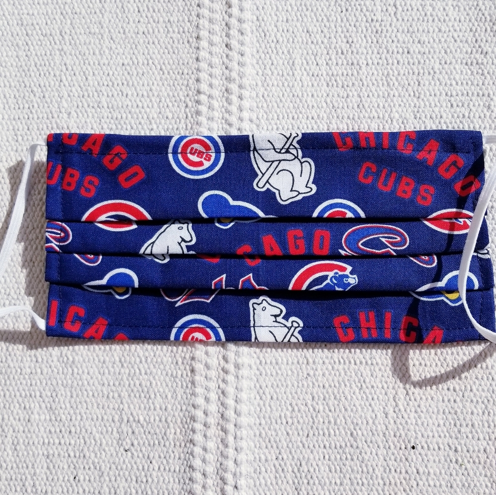 GO CUBS!!!! Handmade washable masks
